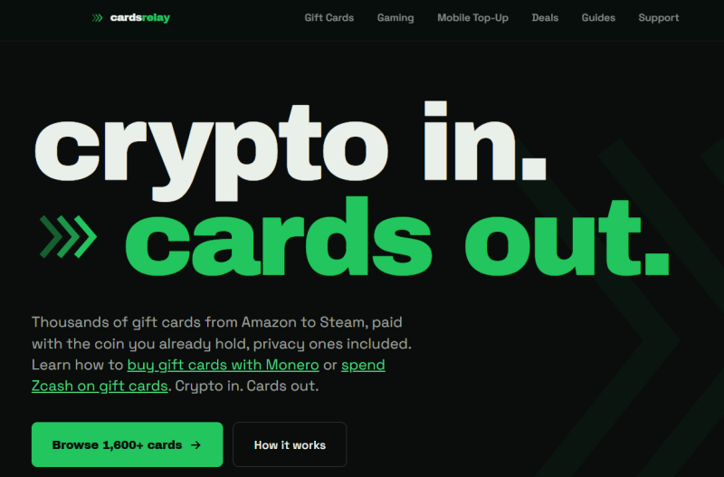 CardsRelay Home